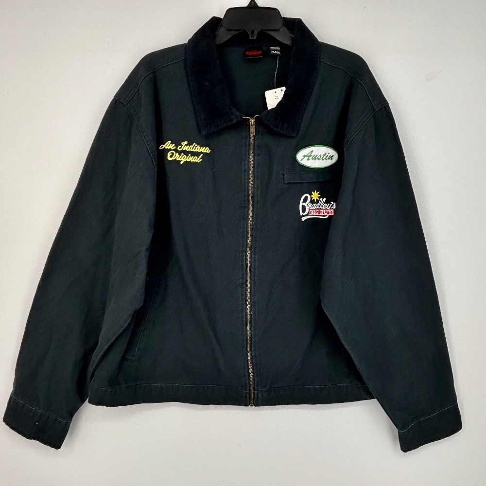 Stranger Things Mens XXL Chore Coat Work Jacket Bradley's Big Buy Austin Gray